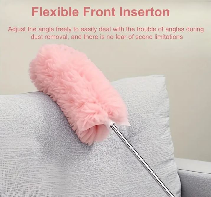 Dual-Sided Lectrostatic Absorption 360° Extendable Feather Duster