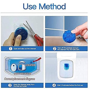 Automatic Toilet Bowl Cleaner Tablets Long Lasting  Freshness