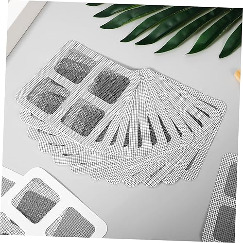 Anti-blocking Disposable Hair Catchers Mesh Filter Mesh Stickers Shower Drain Cover Bathroom