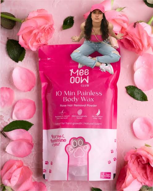Rose Meow Body Hair Removal Wax Powder,, -  (BUY 1 GET 1 FREE)