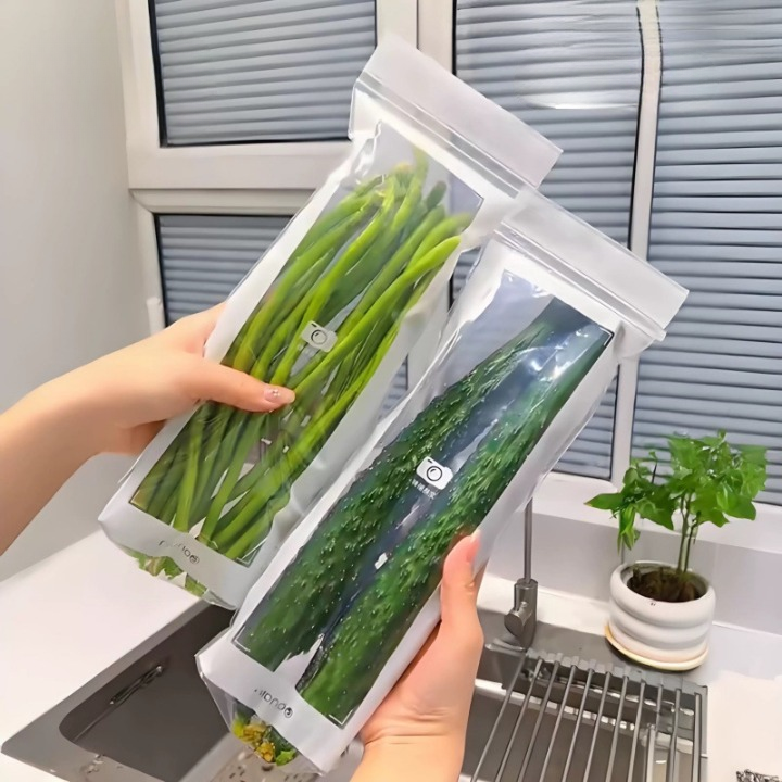 Vegetable Storage Bag - Fresh-keep Zip Pouches
