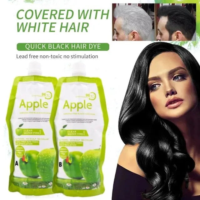 Apple Hair Color  Natural Black Brown  Ammonnia Free