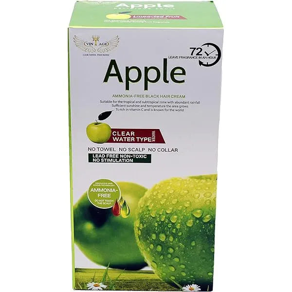 Apple Hair Color  Natural Black Brown  Ammonnia Free