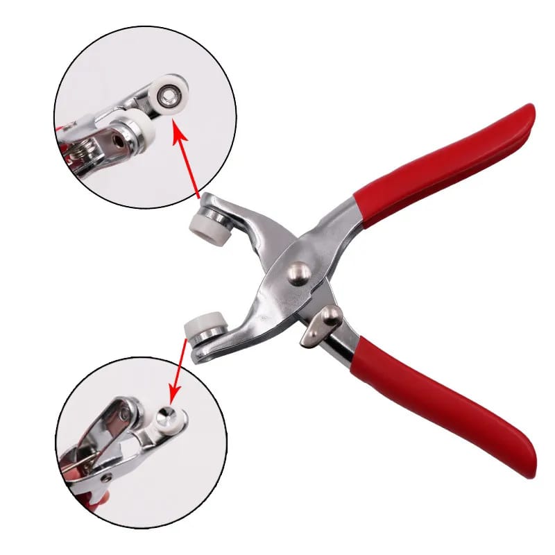 Snap Button Plier (with 100 Pcs  Buttons)