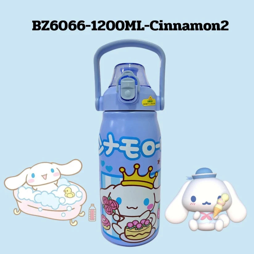 Sanrio Theme Big Size Stainless Steel 1200 Ml Water Bottle